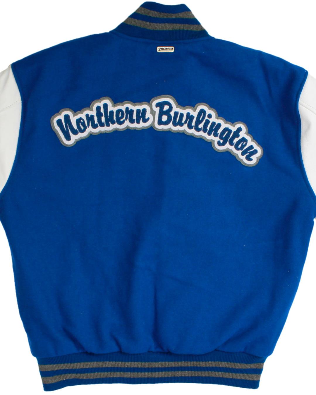 Northern Burlington High School Varsity Jacket, Columbus, NJ - Back