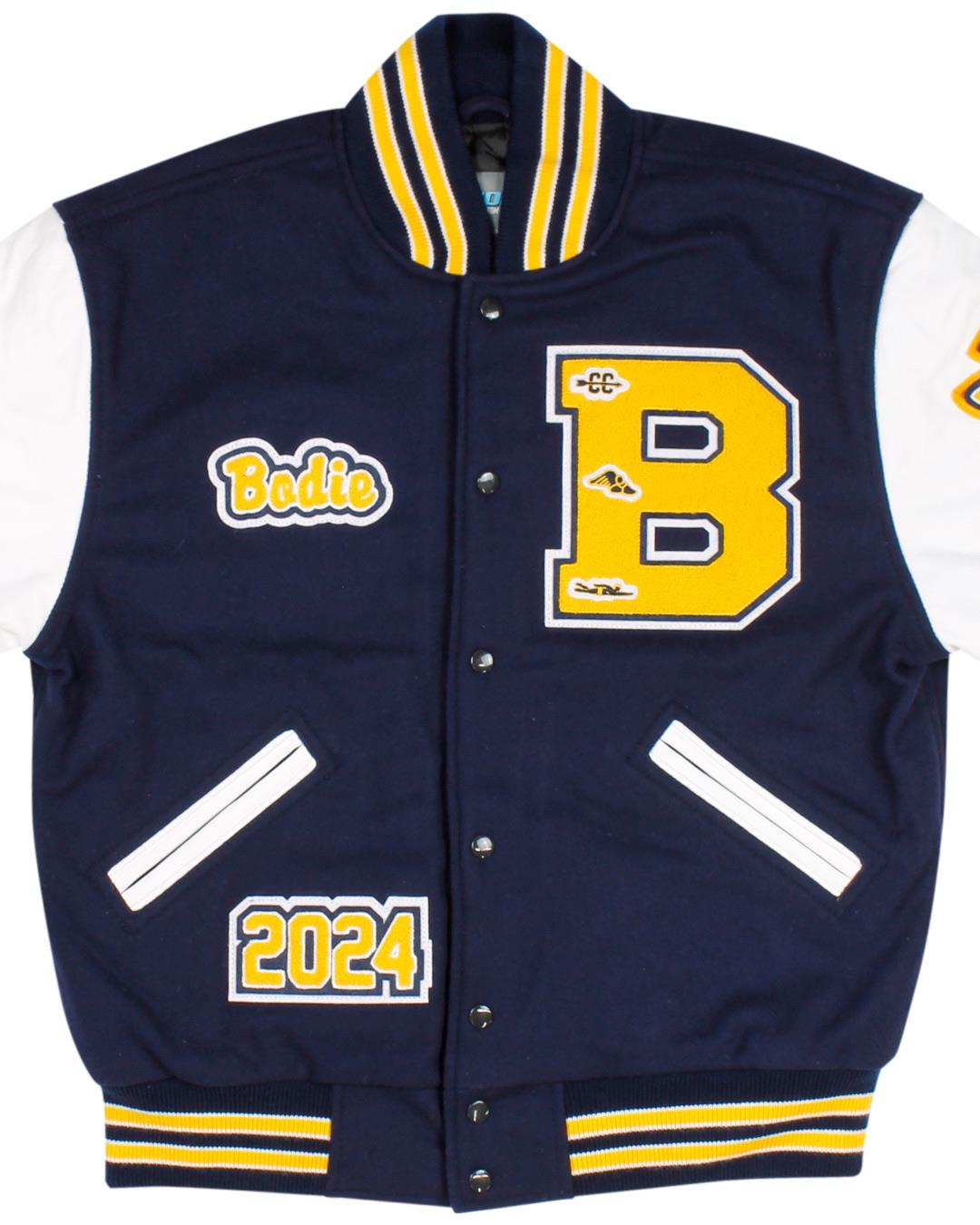 Bainbridge High School Spartans Letterman Jacket, Bainbridge Island WA - Front