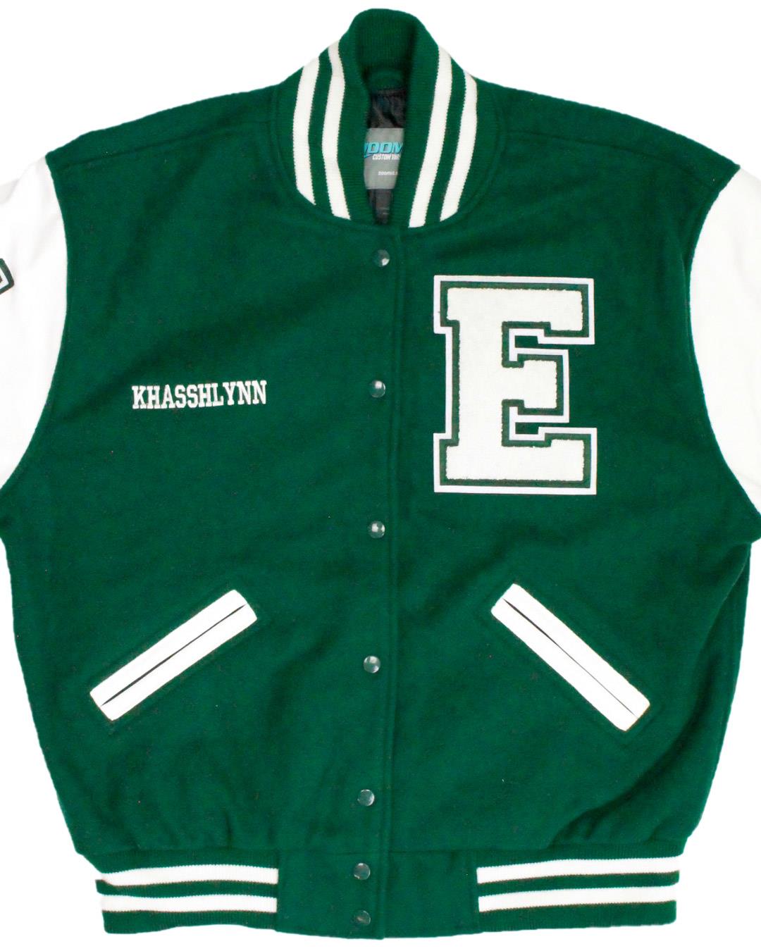 Ellison High School Eagles Letterman Jacket, Killeen, TX - Front