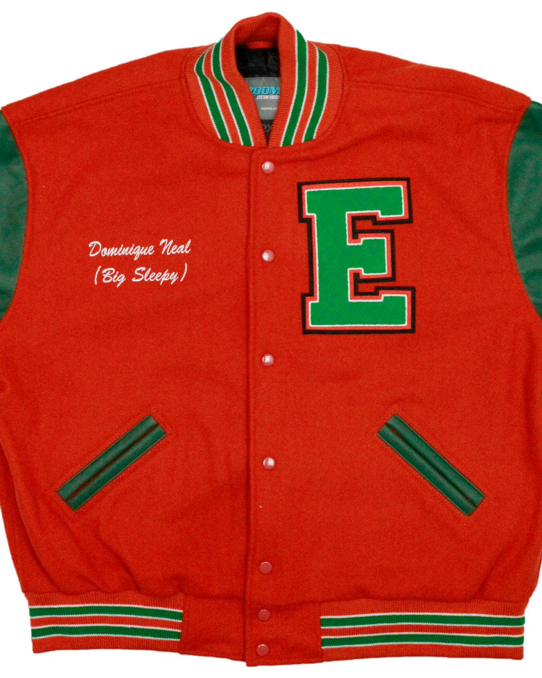 Blanche Ely High School Tigers Letterman jacket, Pompano Beach, FL -  Front