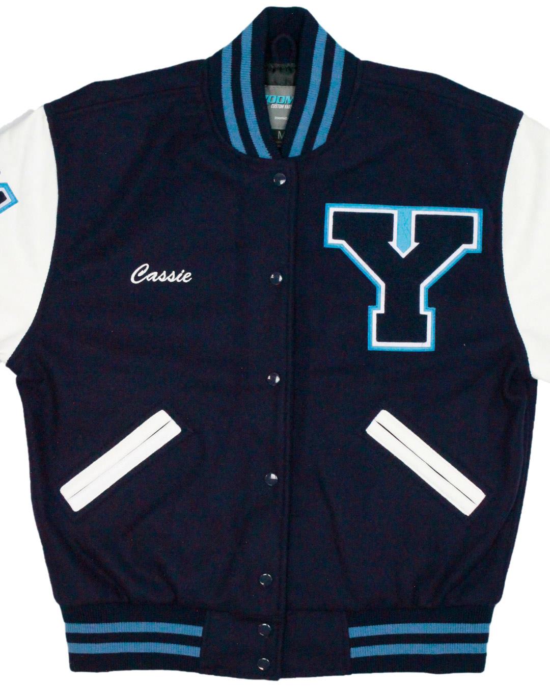 Yosemite High School Badgers Letterman Jacket, Oakhurst, CA - Front