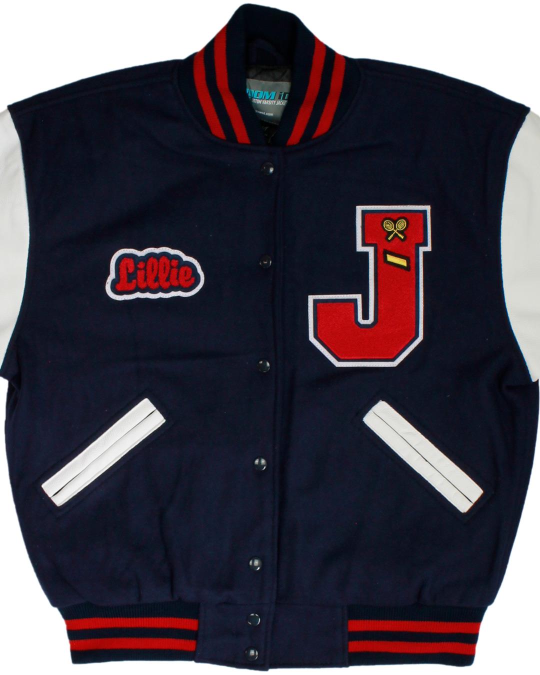 Juanita High School Ravens Letter Jacket, Kirkland, WA - Front