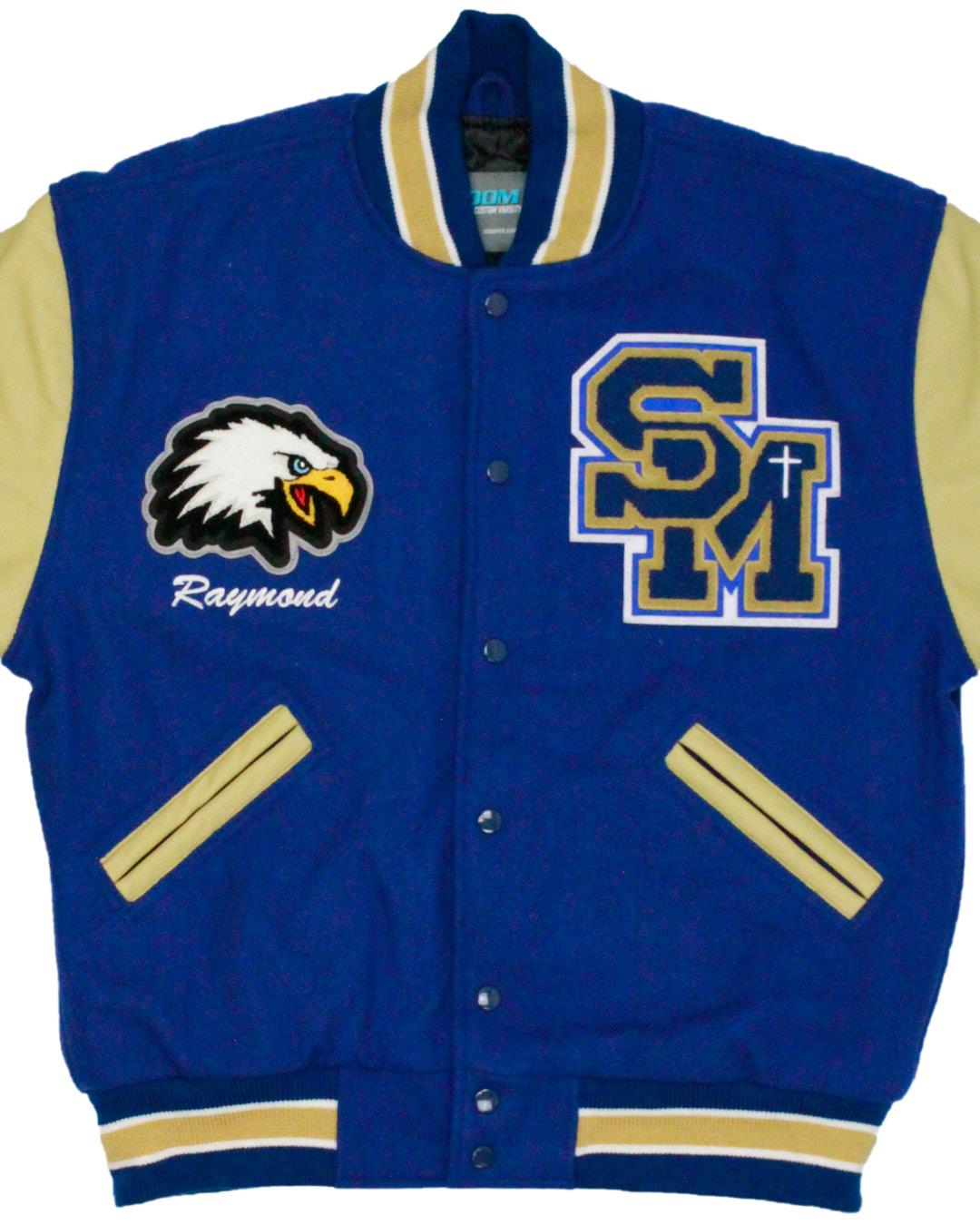 Santa Margarita Catholic High School Eagles Lettermen Jacket, Rancho Santa Margarita, CA - Front