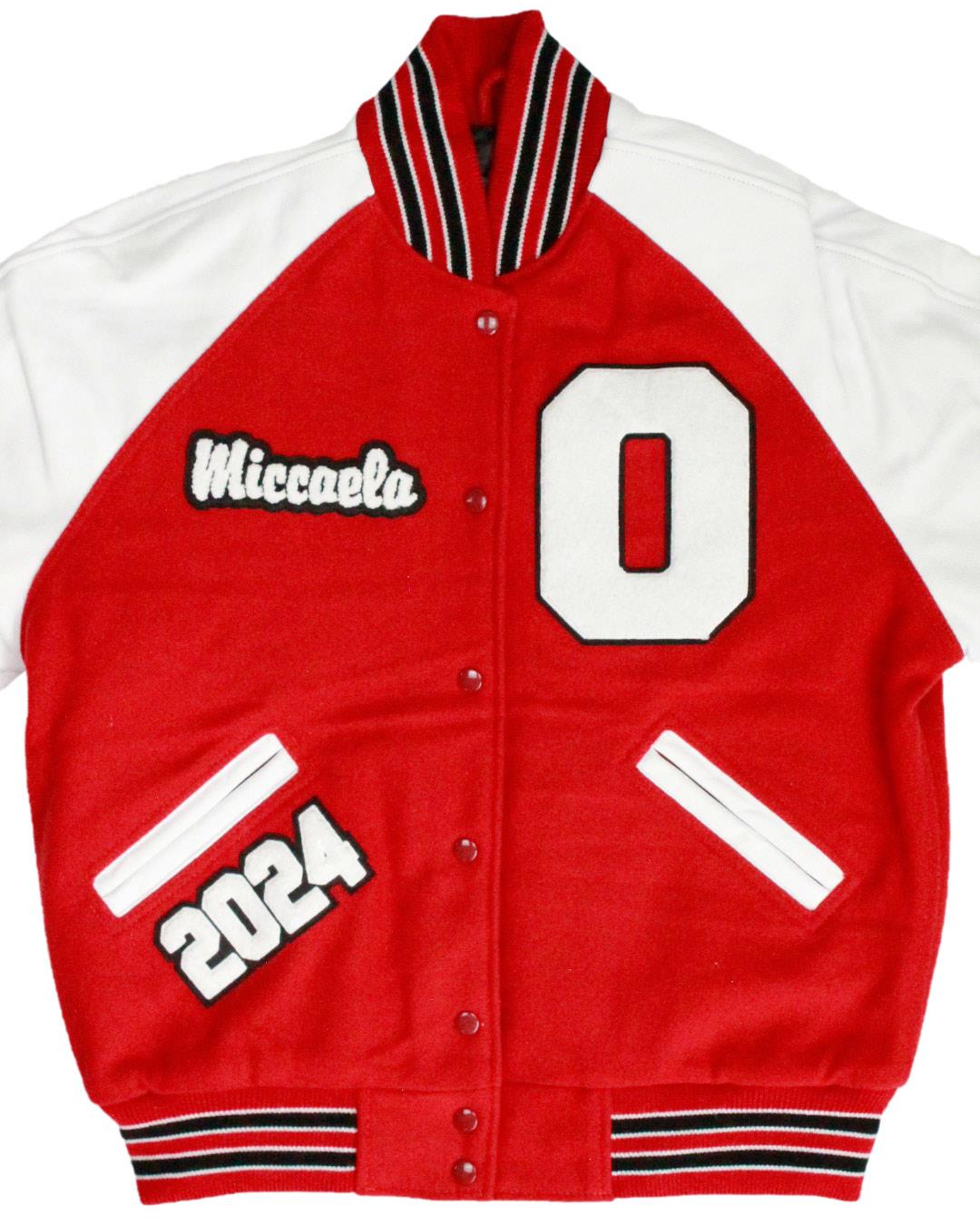 Othello High School Huskies Letter Jacket, Othello, WA - Front