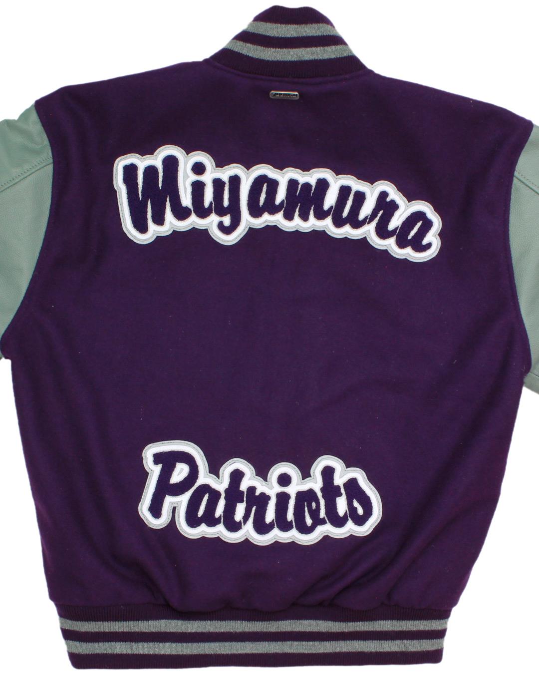 Miyamura High School Patriots Varsity Jacket, Gallup, NM- Back