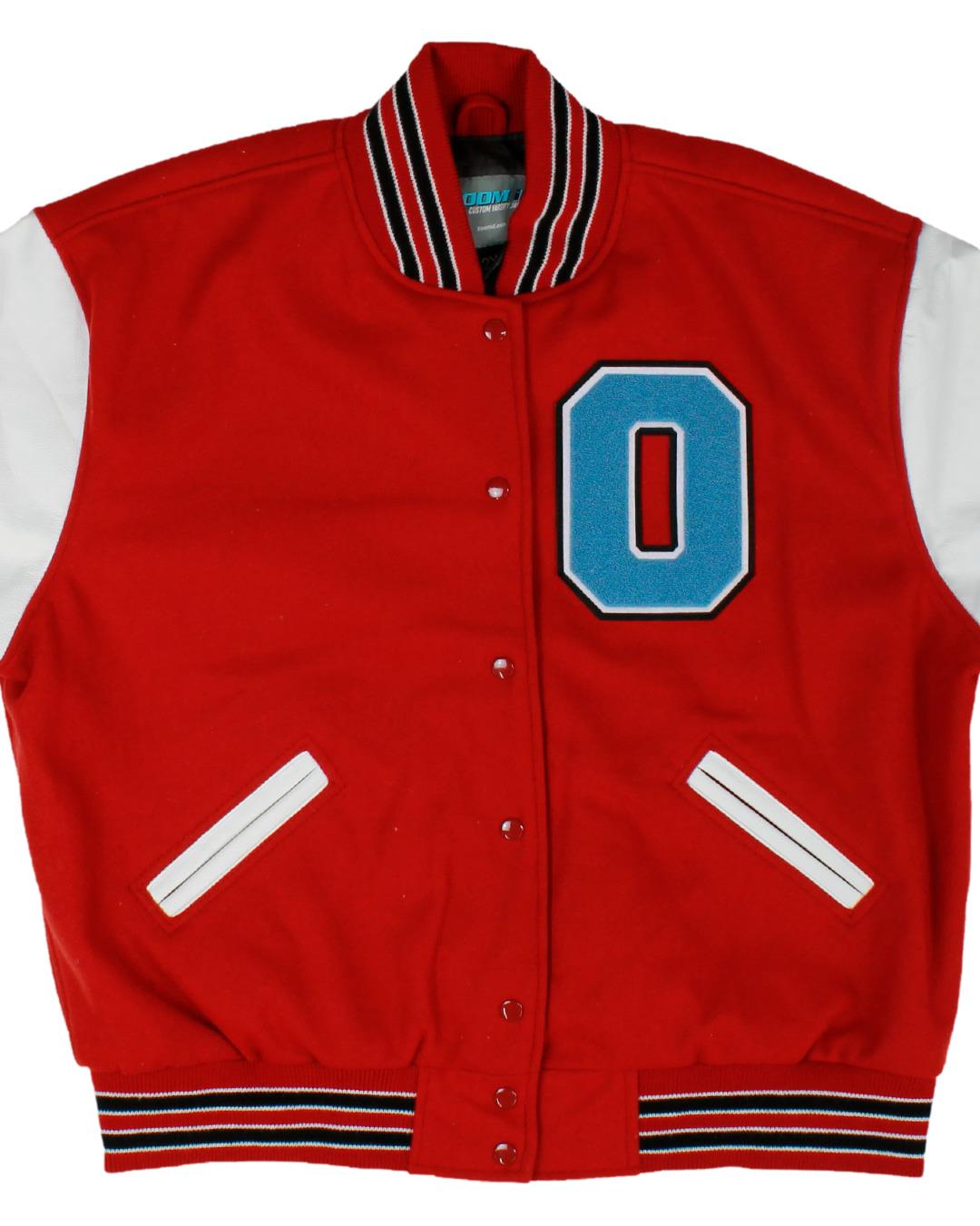 Owyhee High School Varsity Jacket, Owyhee, NV - Front