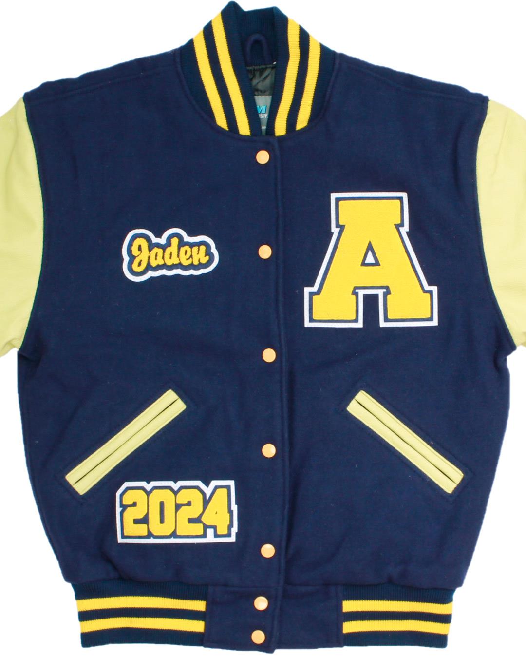 Aberdeen High School Bobcats Varsity Jacket, Aberdeen, WA - Front