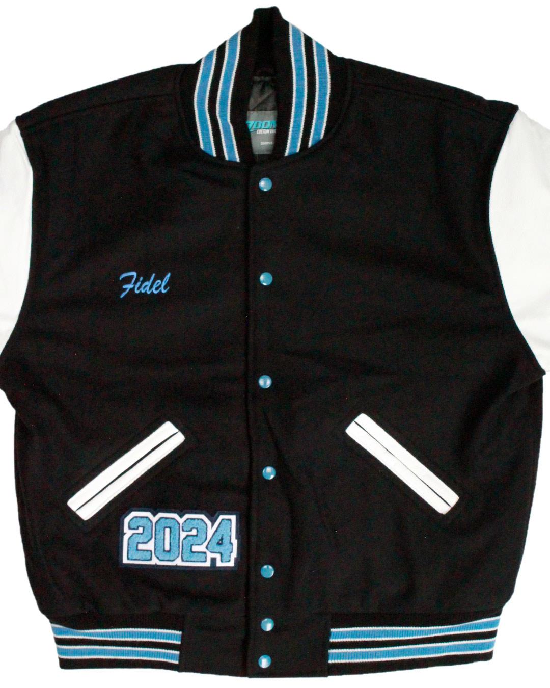 Comstock High School Colts Varsity Jacket, Kalamazoo, MI - Front