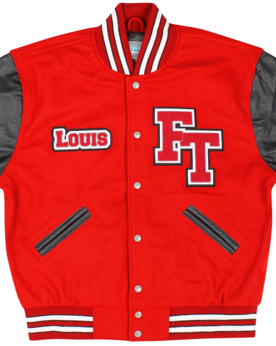 Foothill Tech High School Dragons Letterman Jacket, Ventura CA - Front