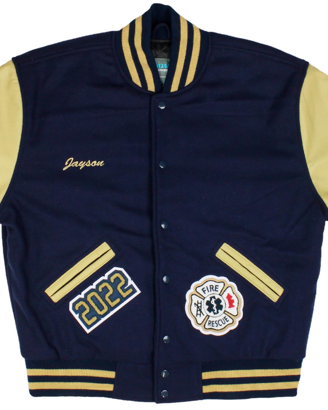 Lakeview High School Letterman Jacket, Lakeview, MI - Front