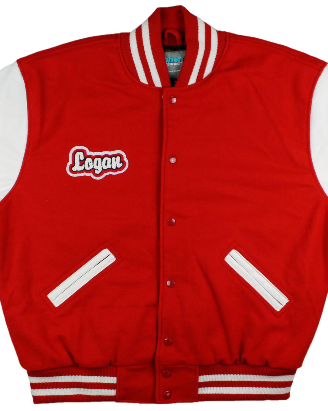 Klamath Union High School Pelicans Lettermen Jacket, Klamath Falls, OR - Front