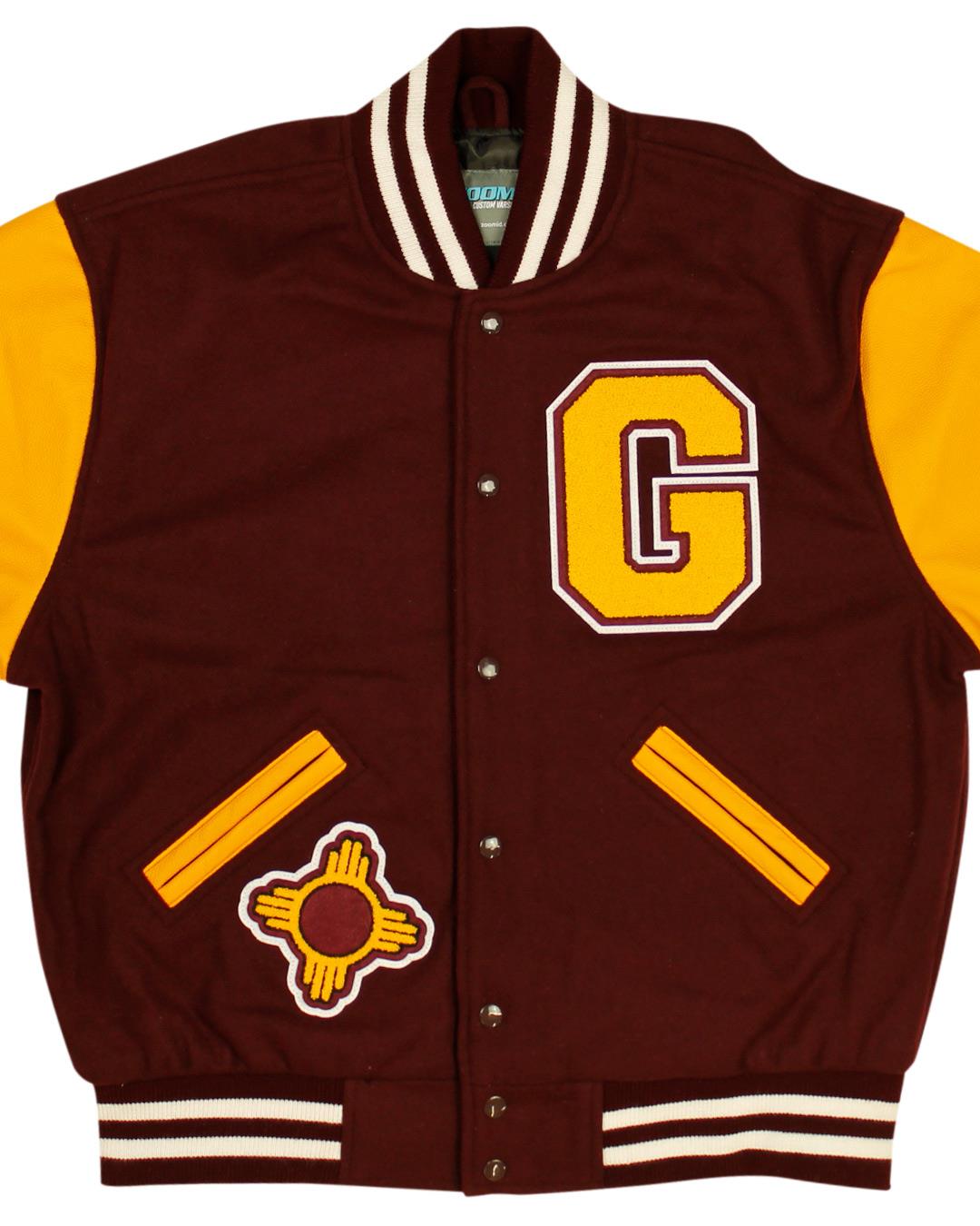 Gadsden High School Letterman Jacket, Anthony NM - Front