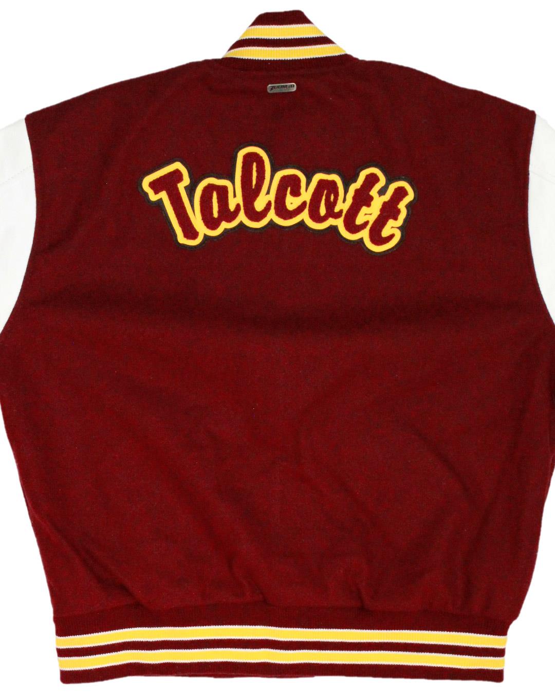 Del Sol Academy Dragons Letterman Jacket, Las Vegas, NV - Back