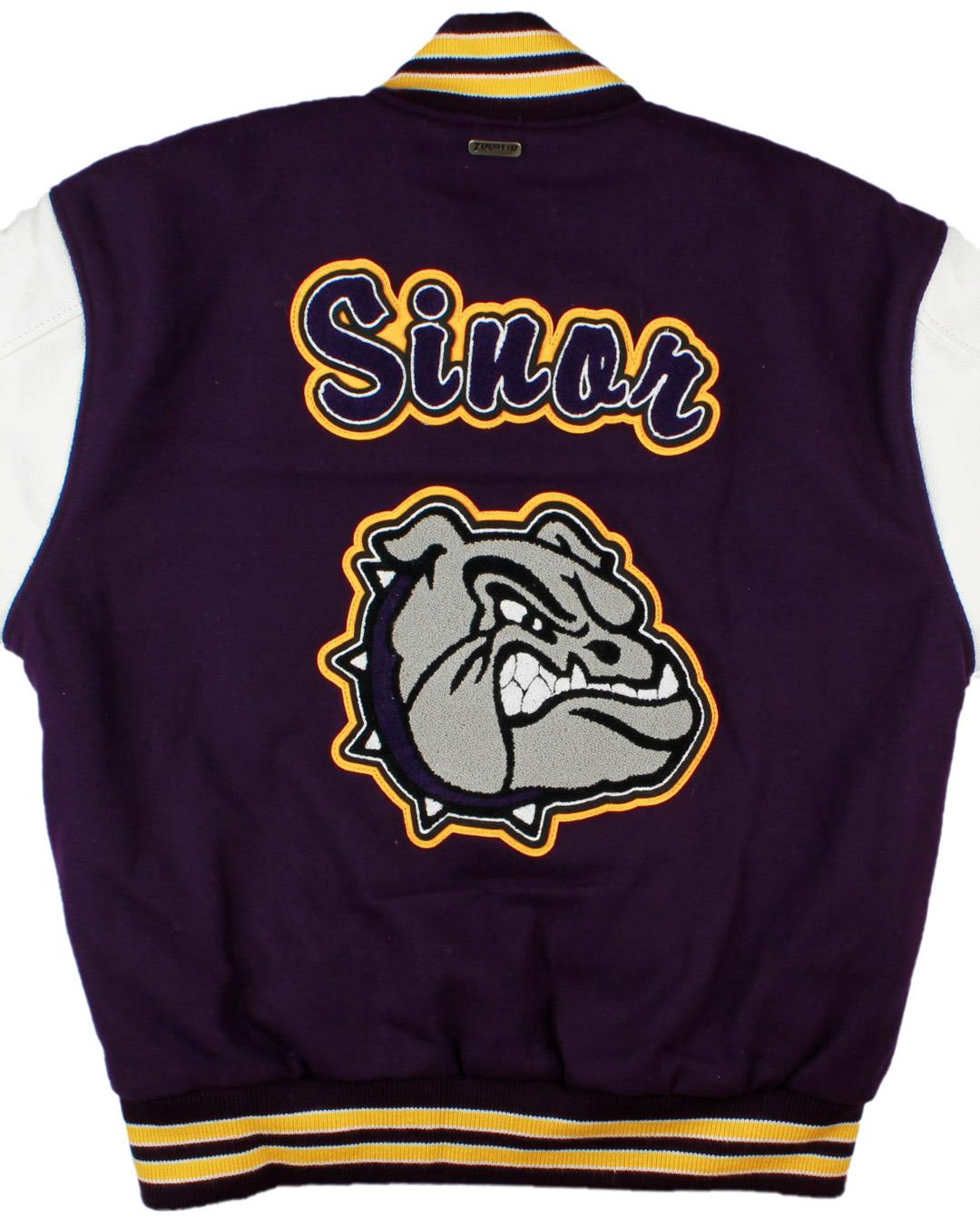 Hermiston High School Bulldogs Varsity Jacket, Hermiston, OR - Back