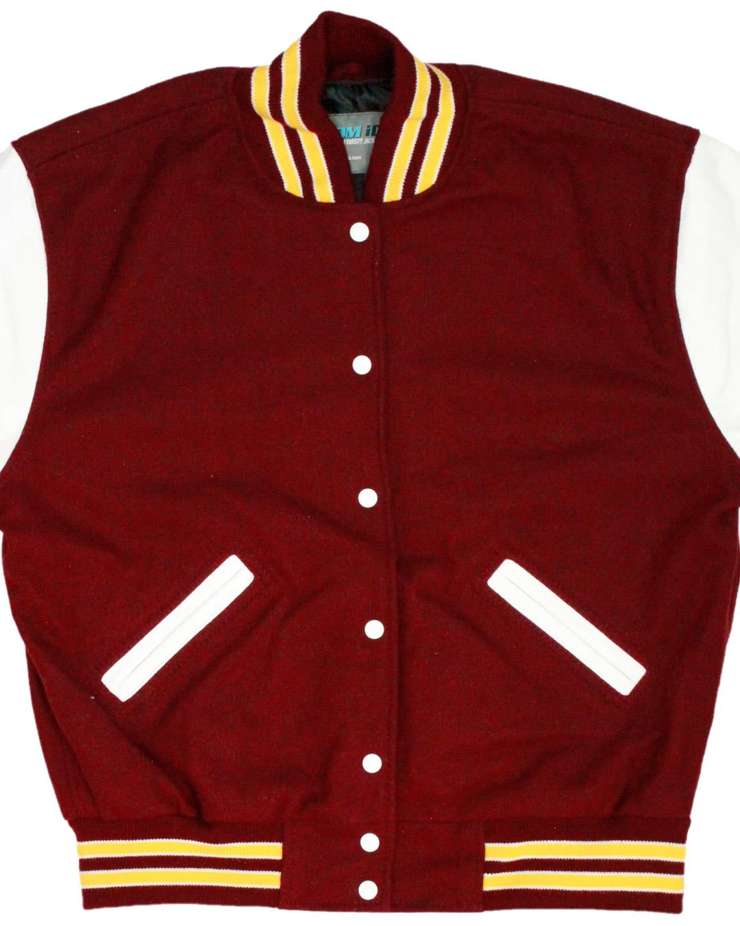 Del Sol Academy Dragons Letterman Jacket, Las Vegas, NV - Front