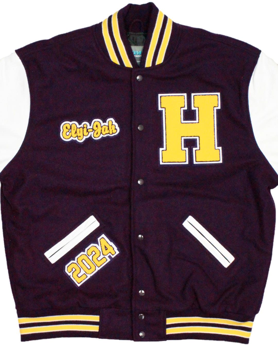 Hanford High School Falcons Varsity Jacket, Richland, WA - Front