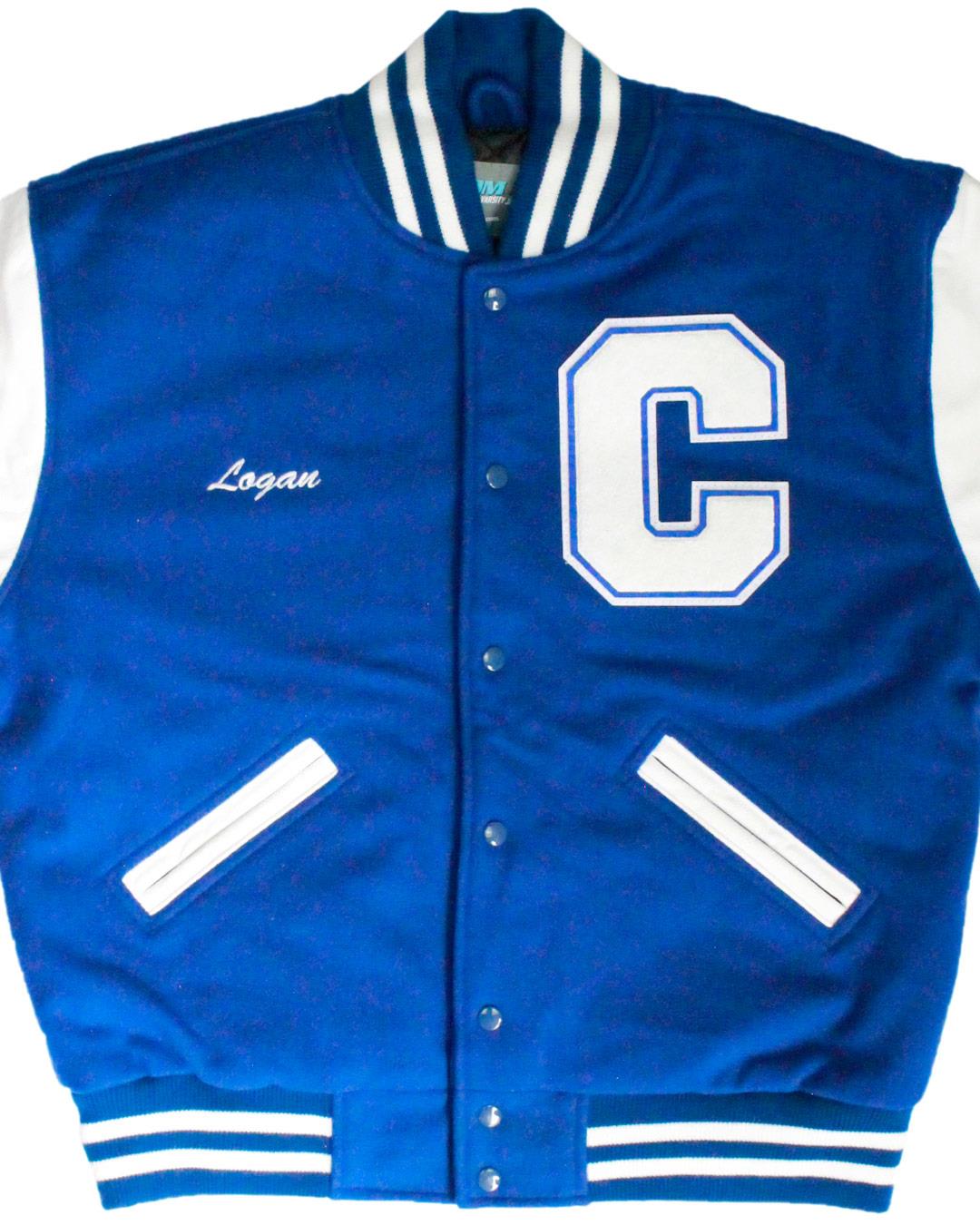 Clifton Central High School Comets Letterman Jacket, Clifton, IL - Front