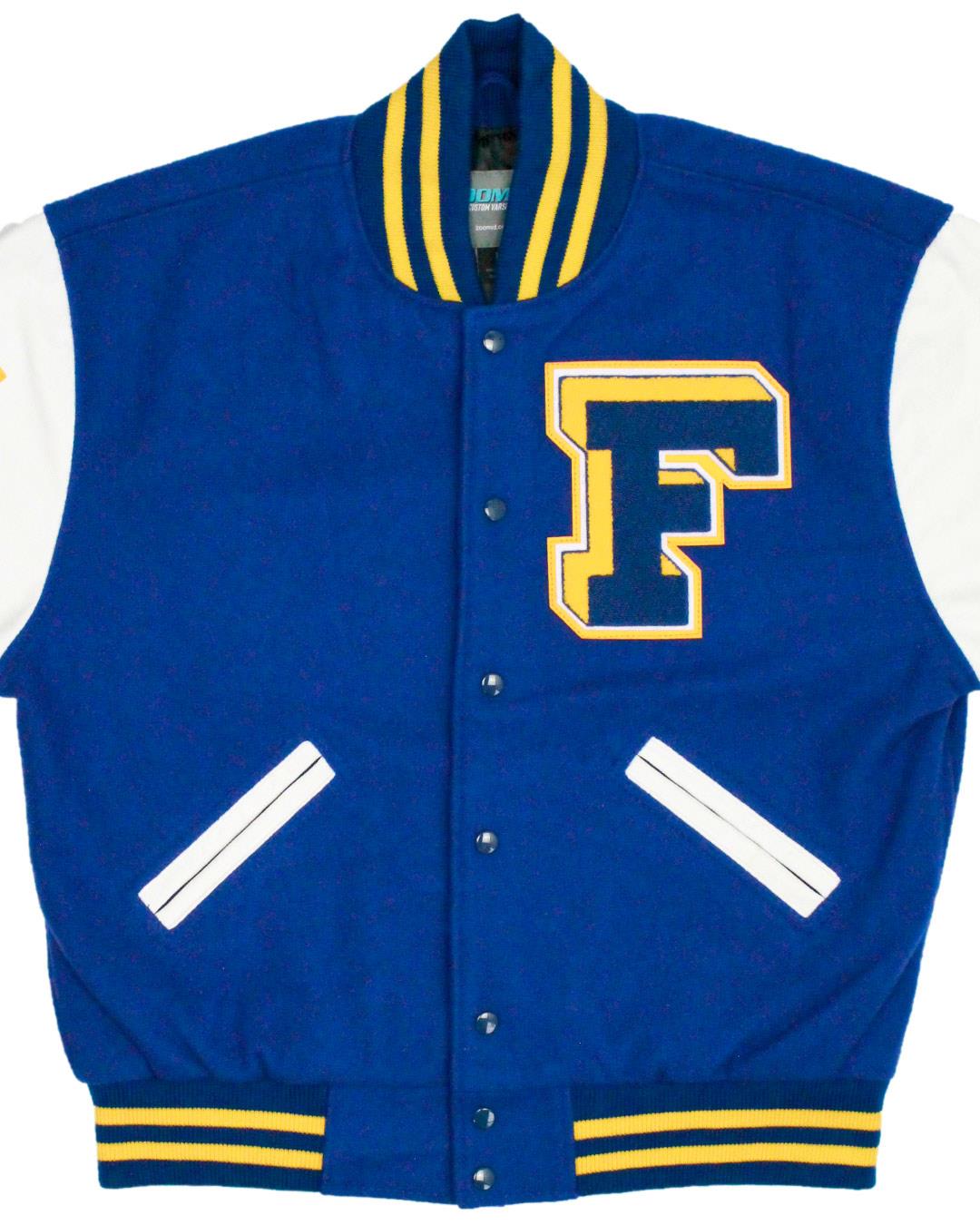 Foothill High School Falcons Varsity Jacket, Pleasanton, CA - Front