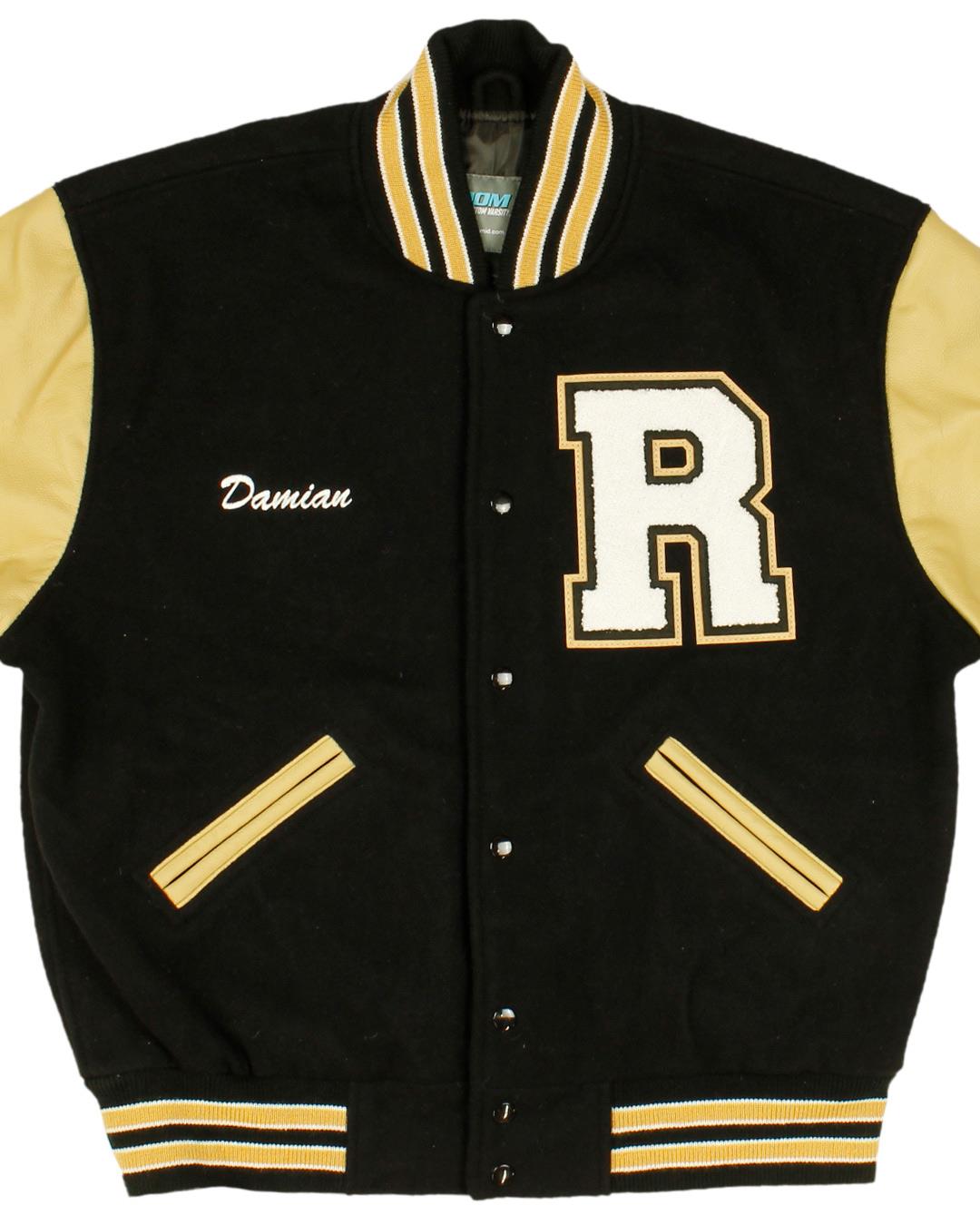 Rider High School Letterman Jacket, Wichita Falls TX - Front