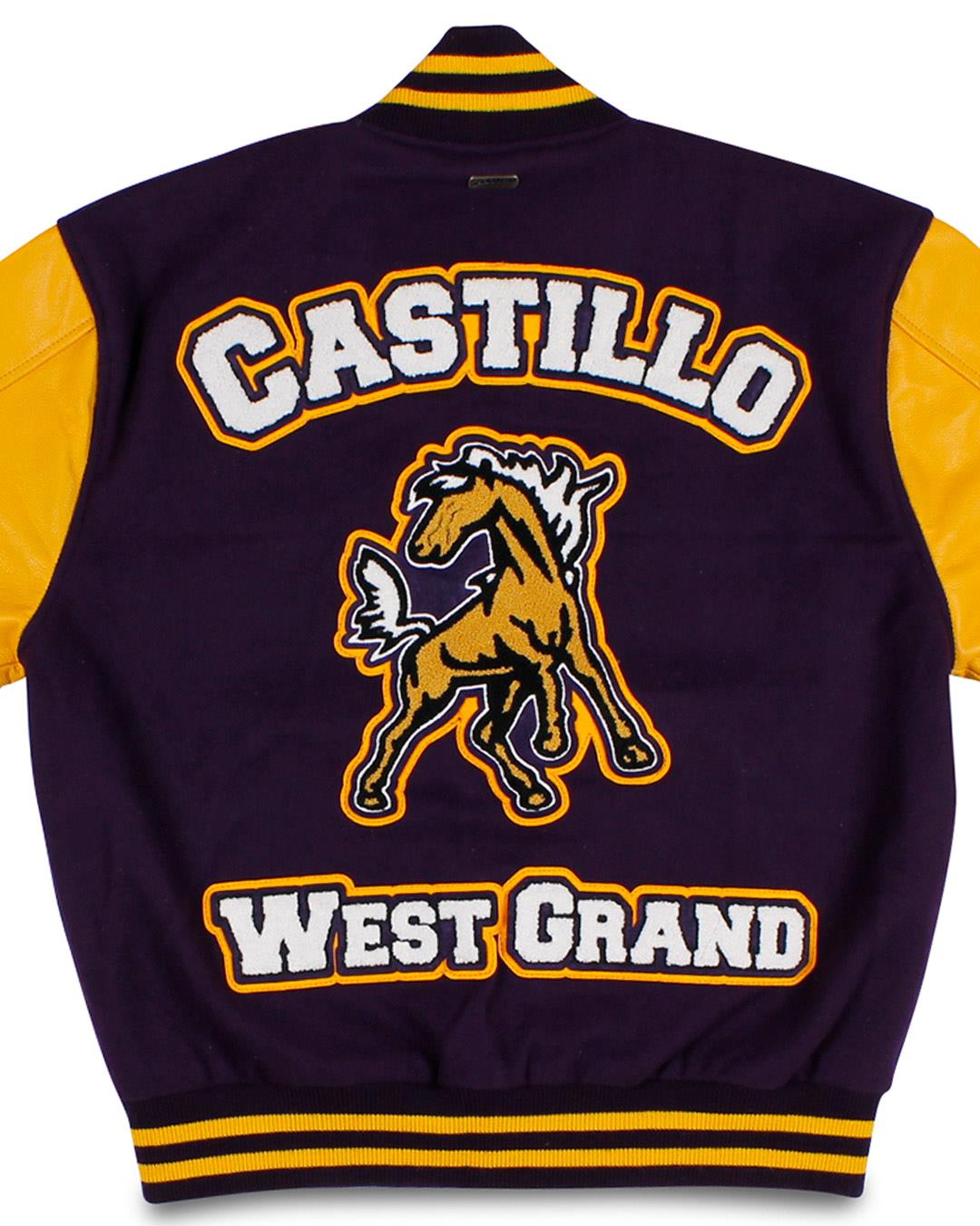 West Grand High School Letterman Jacket, Kremmling CO - Back 2