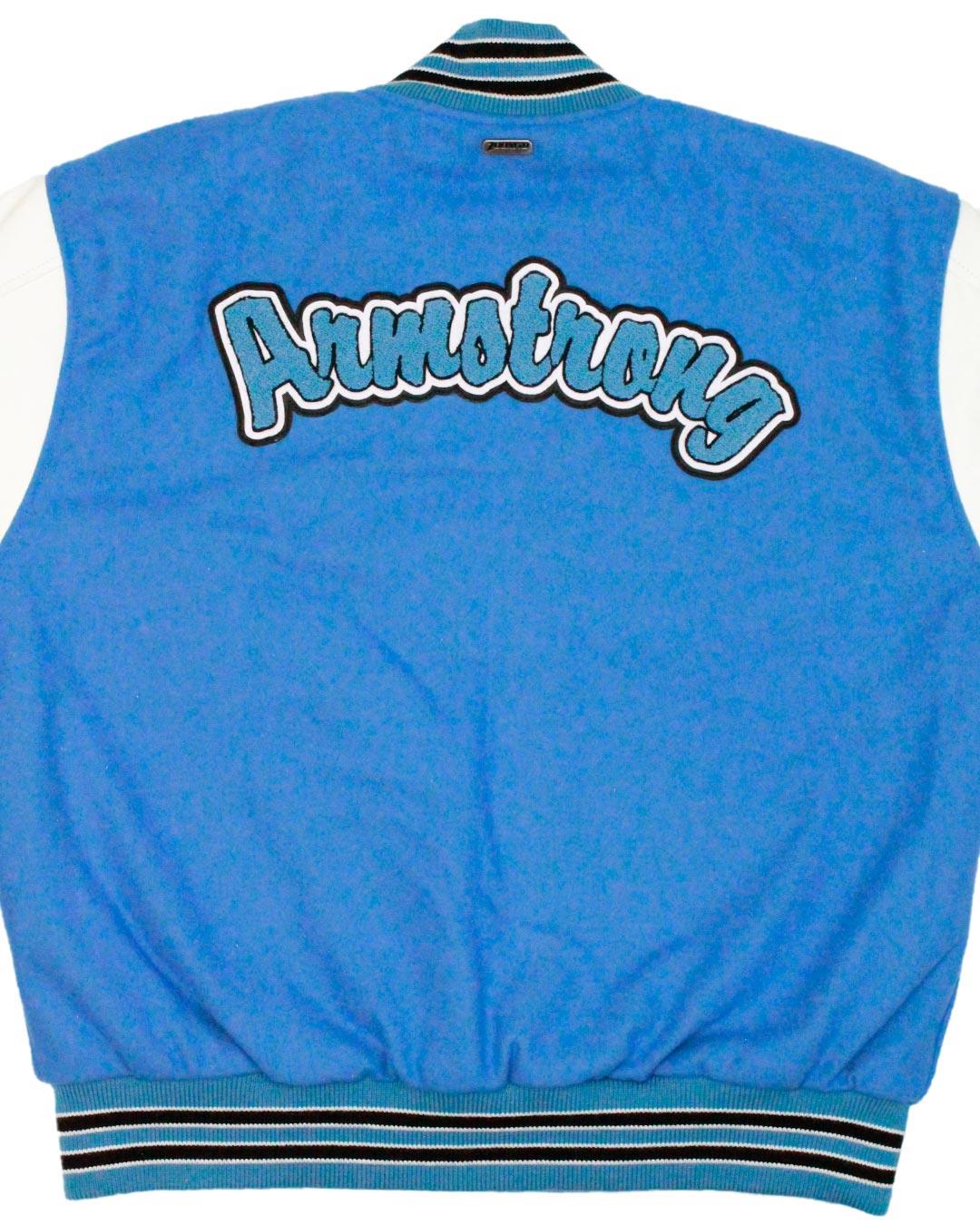 Chugiak High School Mustangs Letterman Jacket, Eagle River, AK - Back