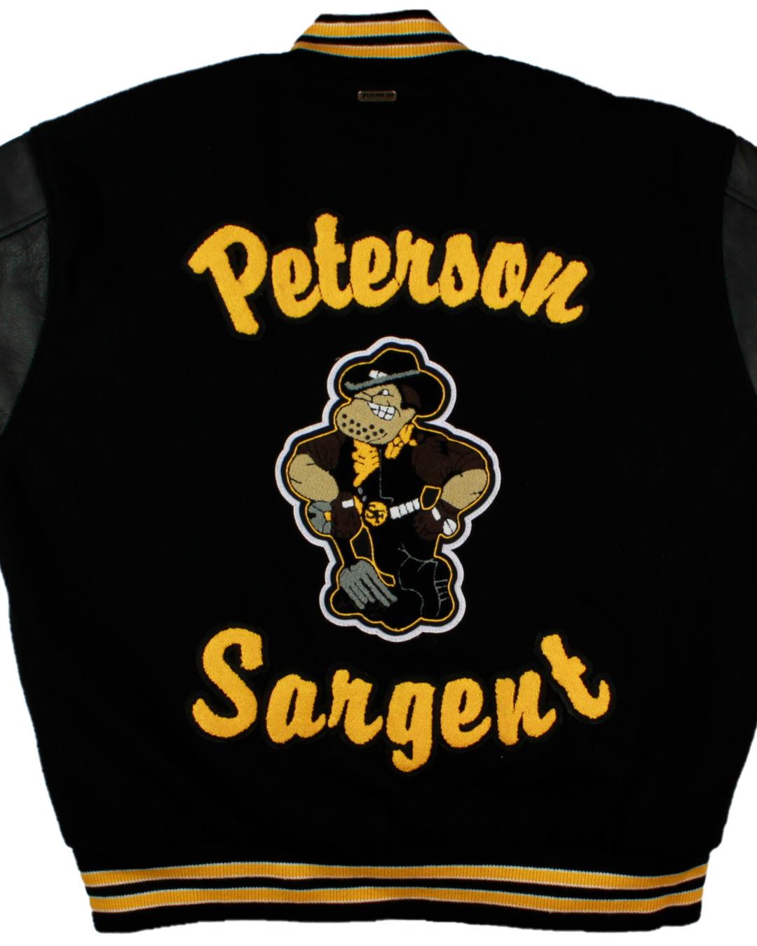 Sargent High School Farmers Letterman, Monte Vista, CO - Back