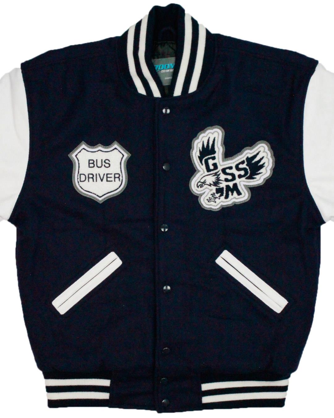 Governors School for Science and Math Eagles Letter Jacket, Hartsville, SC - Front