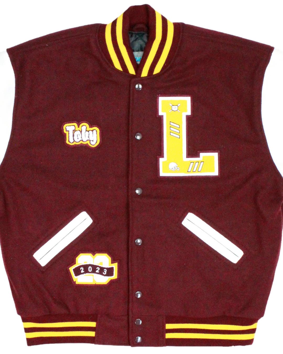 Lakeside School Lions Lettermen Jacket, Seattle, WA - Front