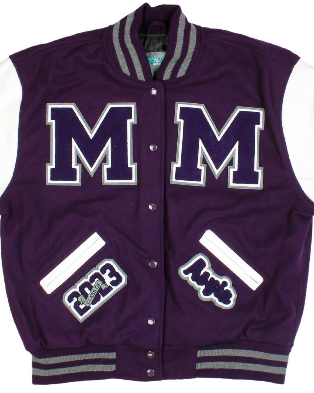 Miyamura High School Patriots Letterman Jacket, Gallup, NM - Front