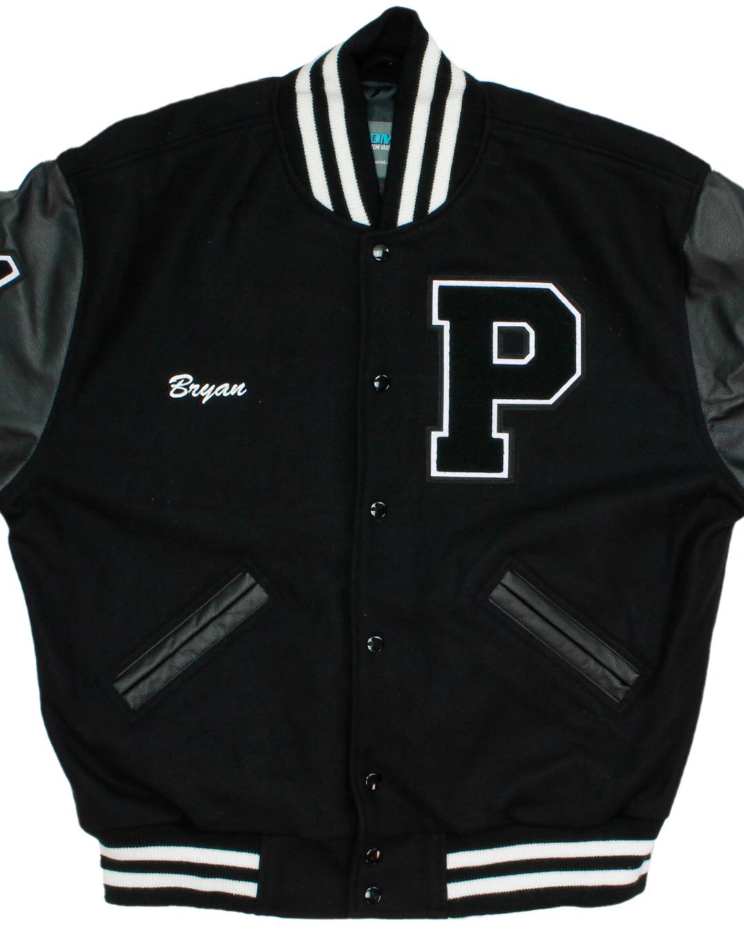 Permian High School Panthers Letter Jacket, Odessa, TX - Front