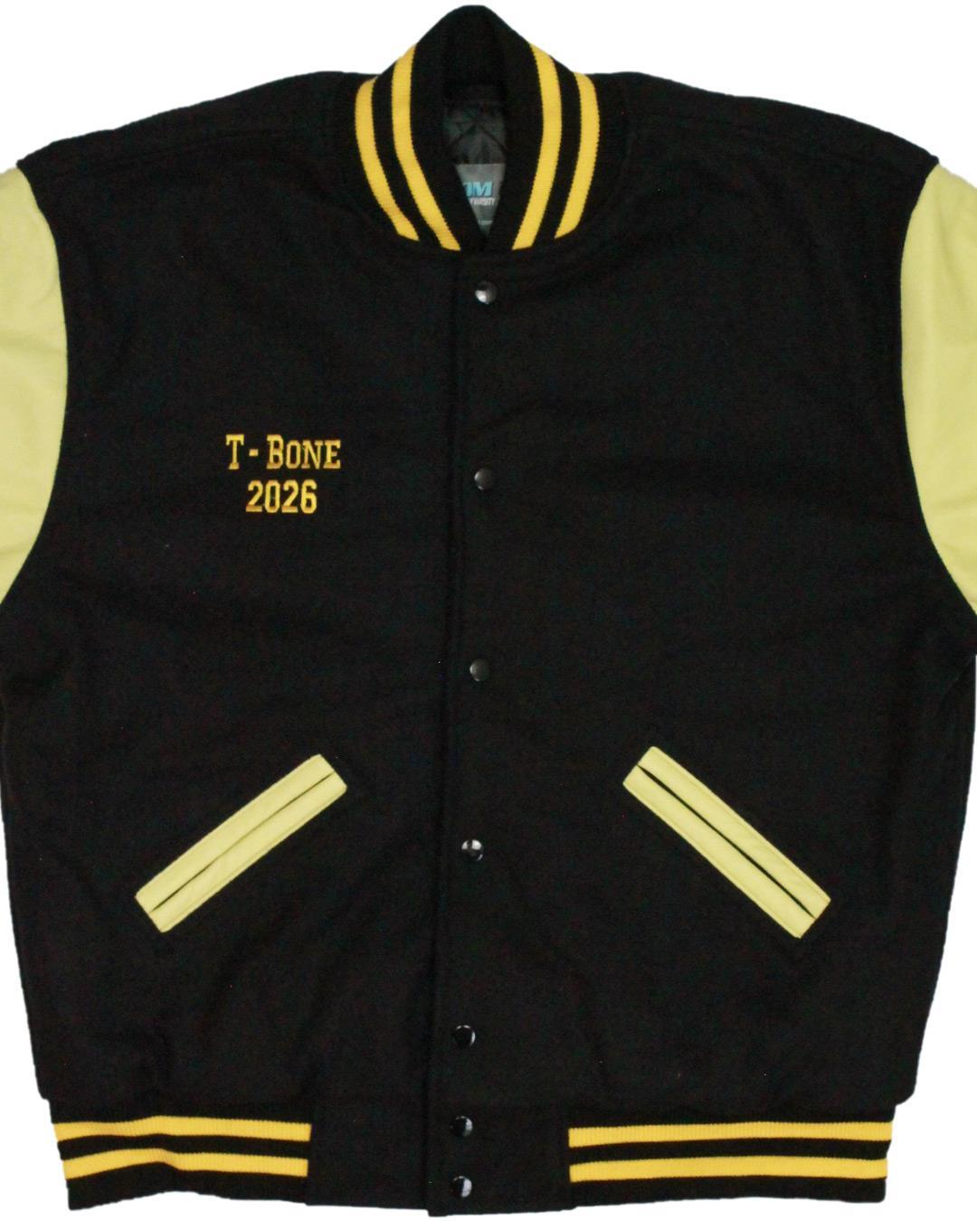 Camas Valley High School Hornets Letterman Jacket, Camas Valley, OR - Front