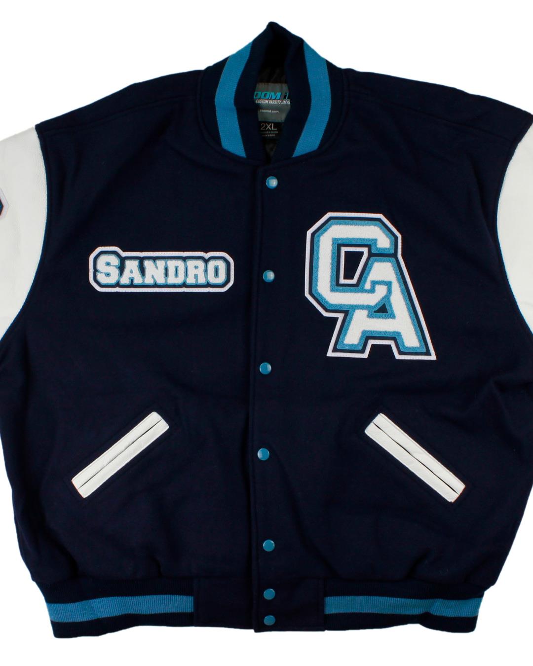 Coral Academy of Science Letterman Jacket, Reno NV - Front