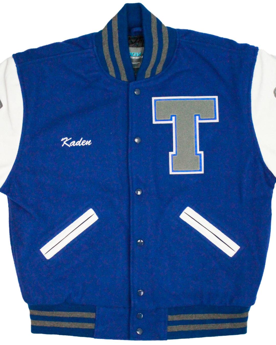 Tartan High School Titans Letterman Jacket, Oakdale, MN - Front