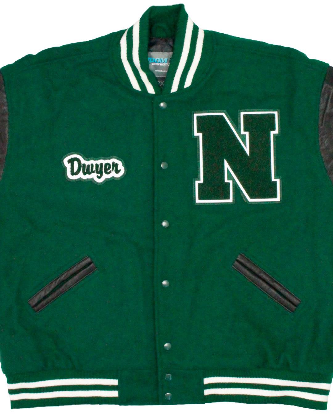 Northwest Catholic High School Lions Letterman Jacket, West Hartford, CT - Front
