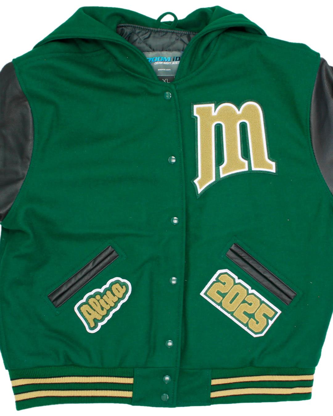 Monte Vista High School Pirates Varsity Jacket, Monte Vista, CO - Front