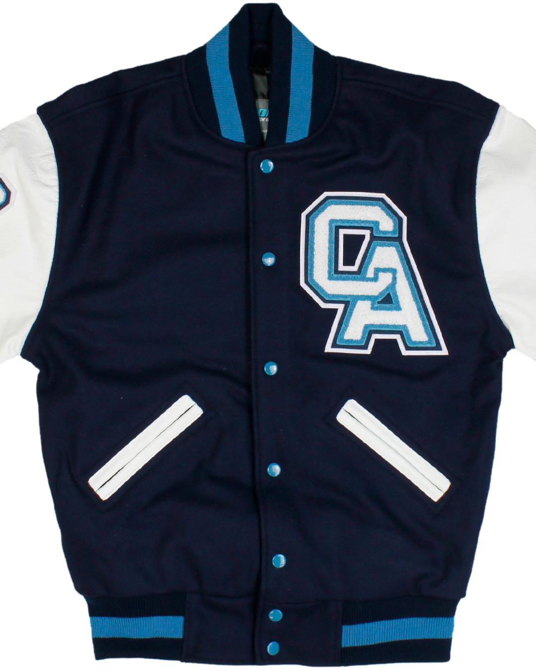 Coral Academy of Science Falcons Lettermen Jacket, Reno, NV - Front