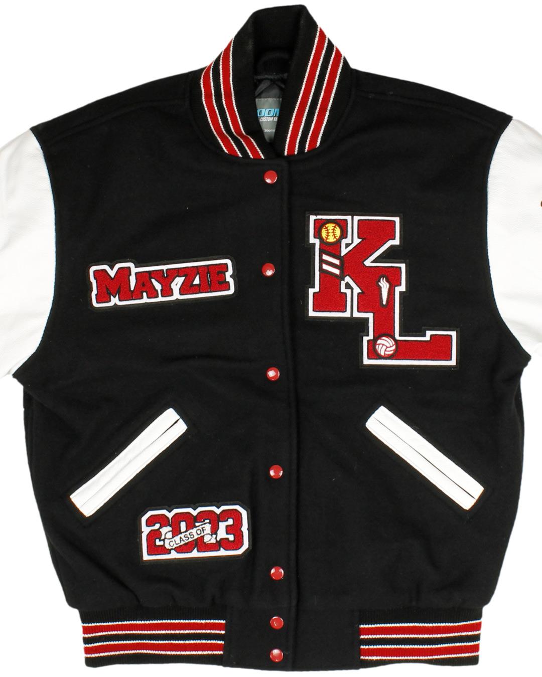 Kentlake High School Letterman Jacket, Kent WA - Front 2