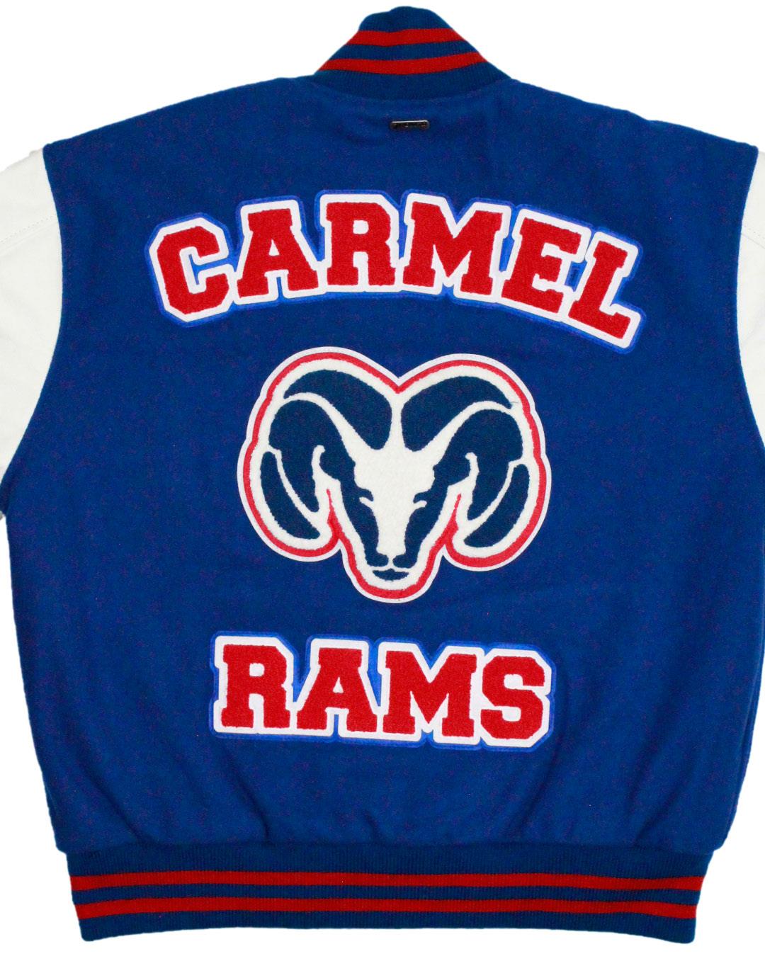 Carmel High School Rams Varsity Jacket, Carmel, NY - Back