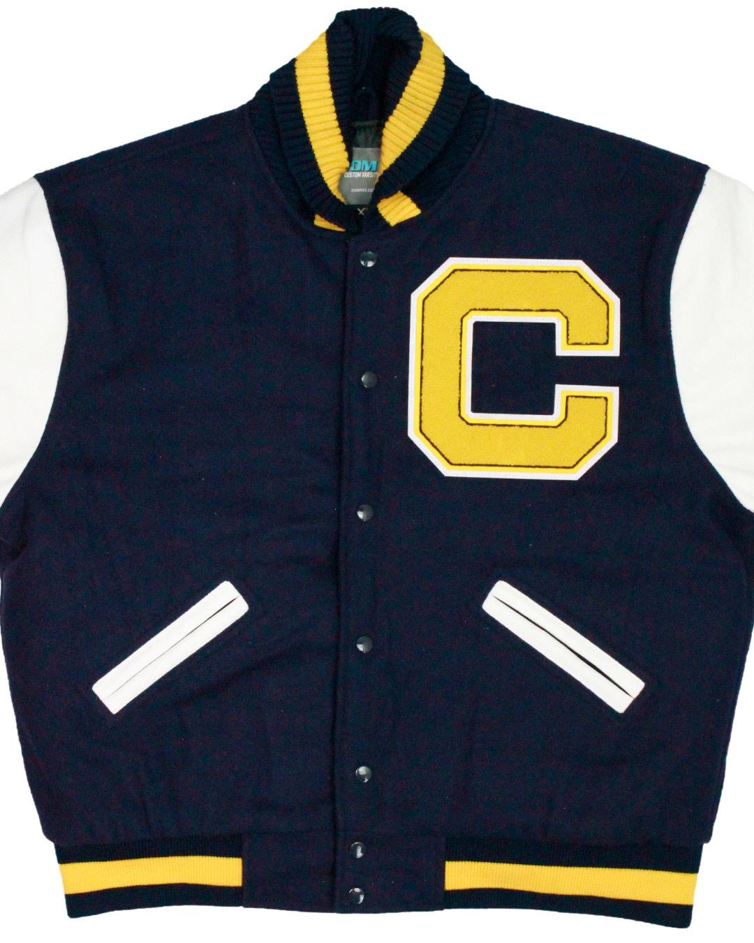 Calumet High School Wolverines Letter Jacket, Calumet, CO - Front