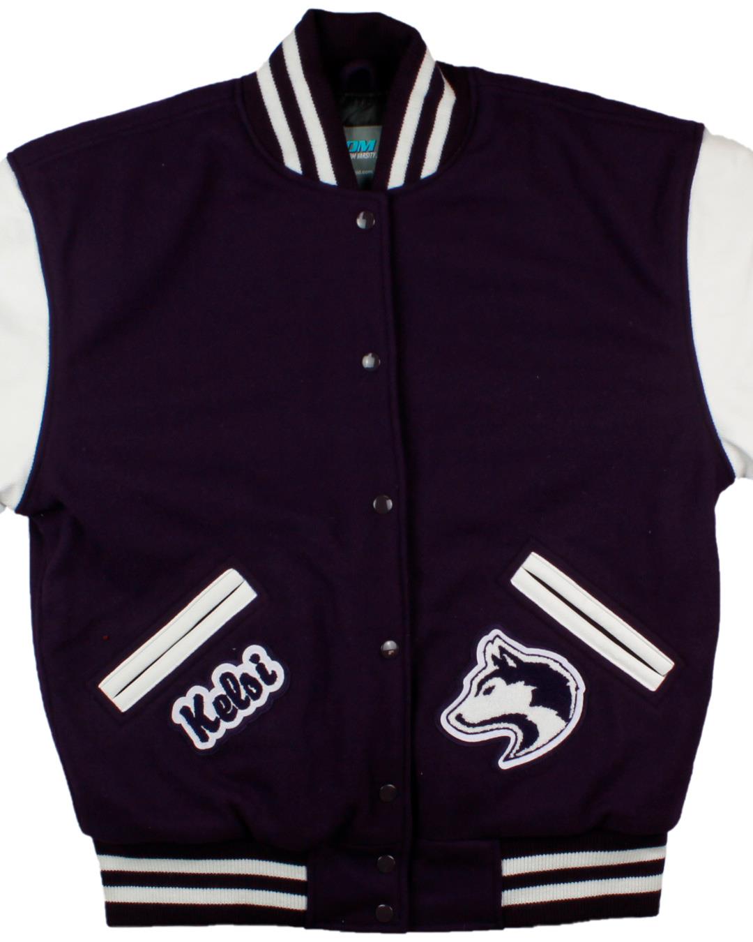 Douglas County High School Huskies Letterman Jacket, Castle Rock, CO - Front