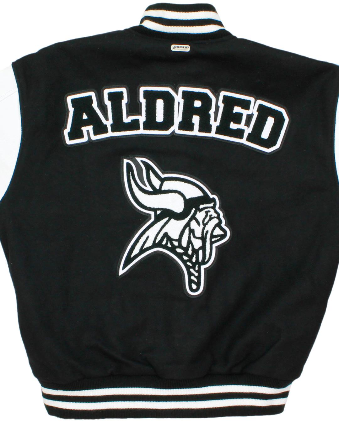 Vale High School Vikings Lettermen Jacket, Vale, OR - Back