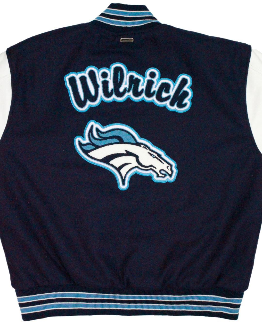 Meadowdale High School Mavericks Letterman Jacket, Lynnwood, WA - Back