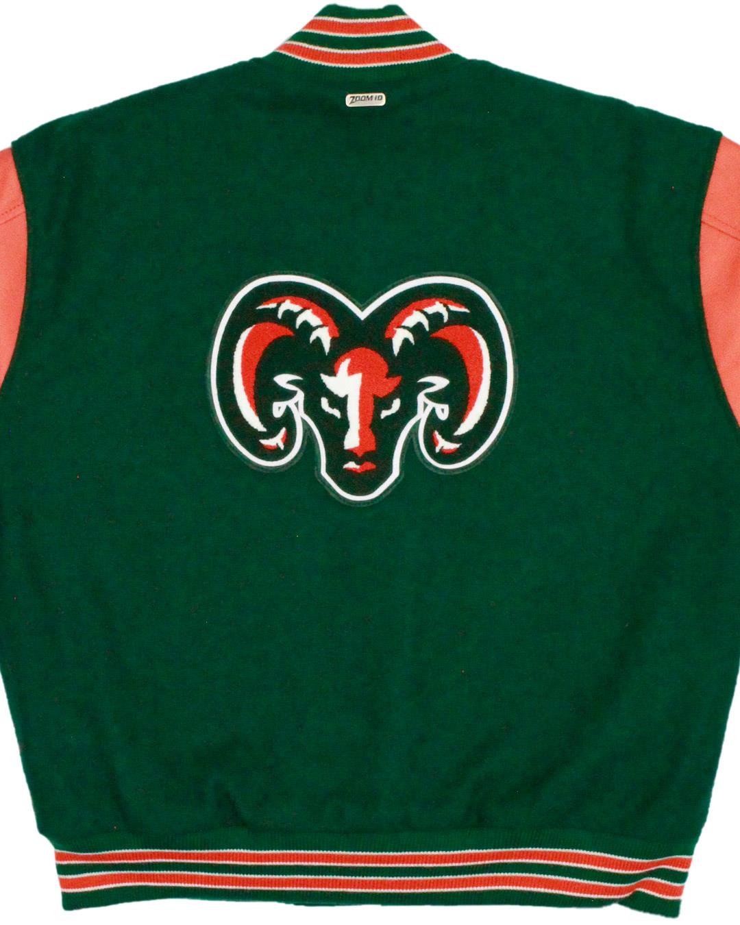 Eastside High School Rams Varsity Jacket, Gainesville, FL - Back