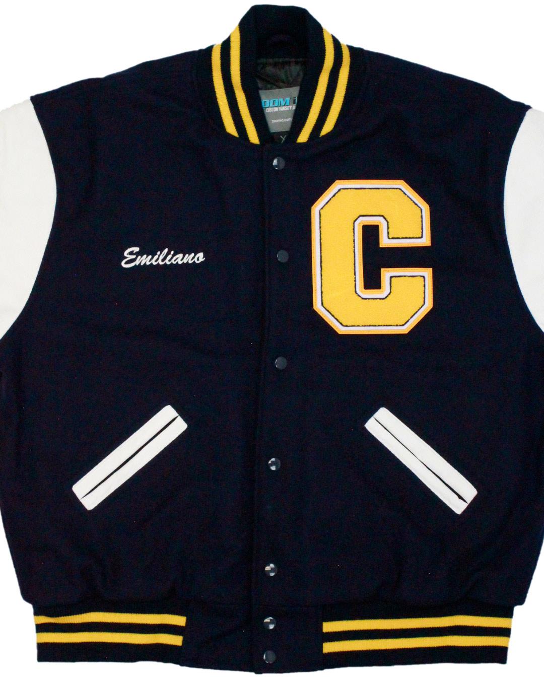 Carter High School Lions Letterman Jacket, Rialto, CA - Front