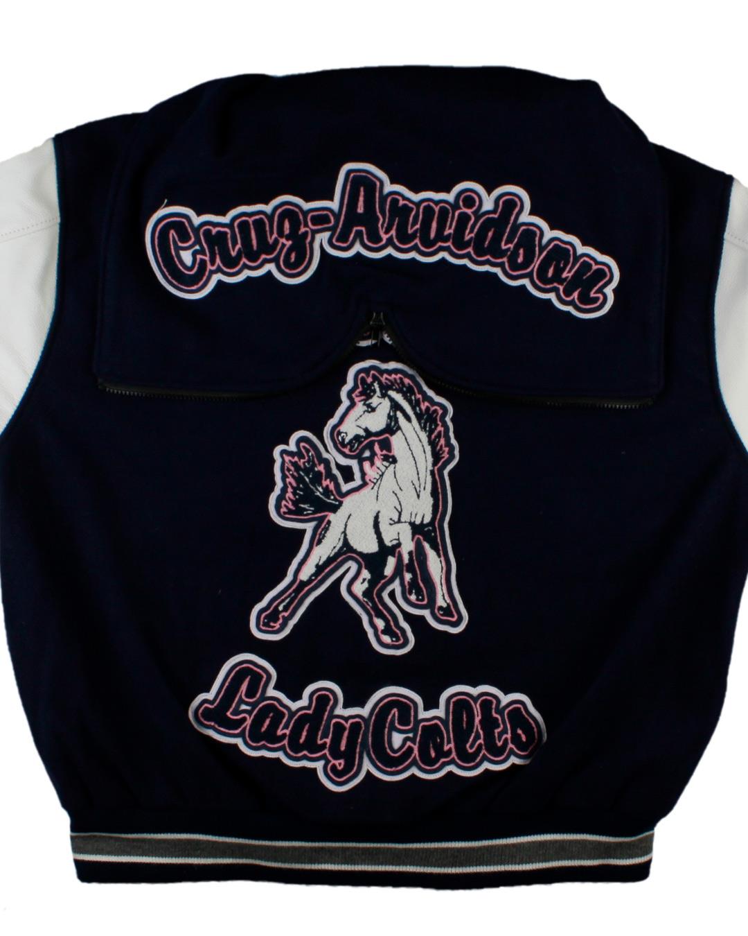 Silver High School Fighting Colts Lettermen Jacket, Silver City, NM - Back 3