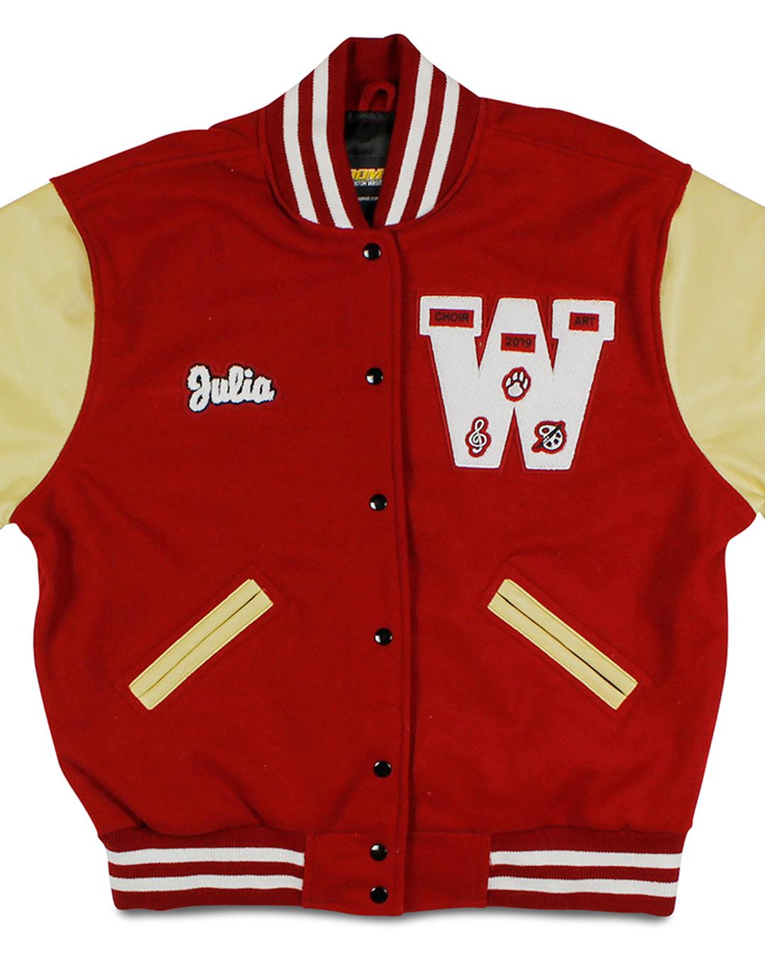 Wynnewood High School Letterman Jacket, Wynnewood OK - Front