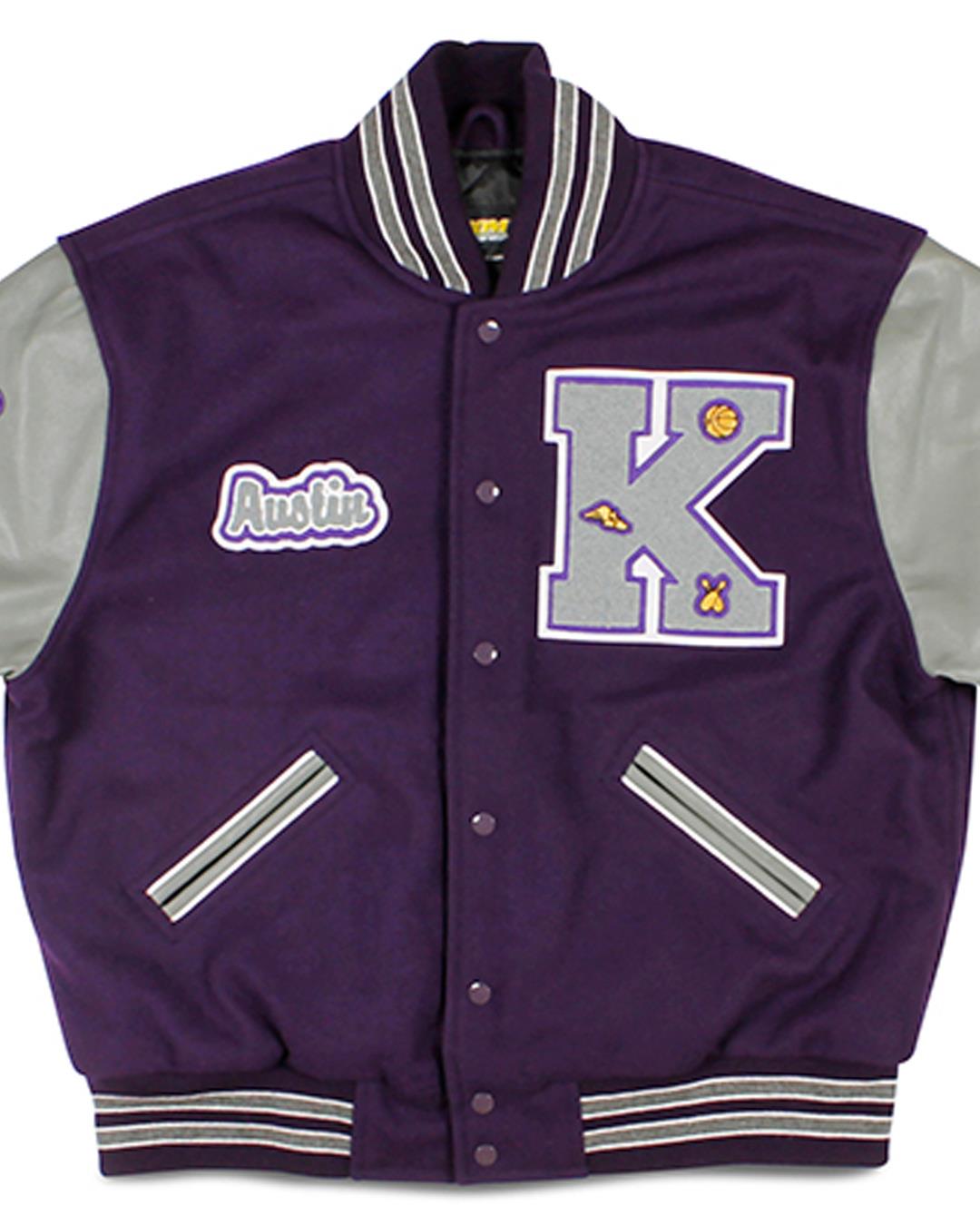 Kamiak High School Knights Letterman Jacket, Mukilteo WA - Front