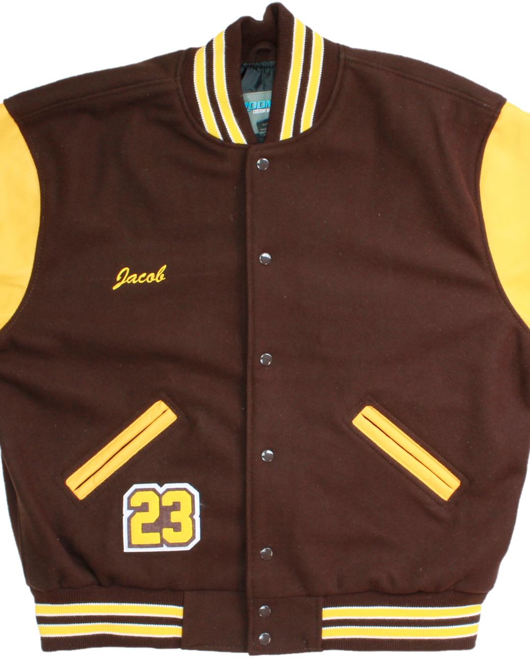 Bonanza High School Bengals Letterman Jacket, Las Vegas, NV - Front