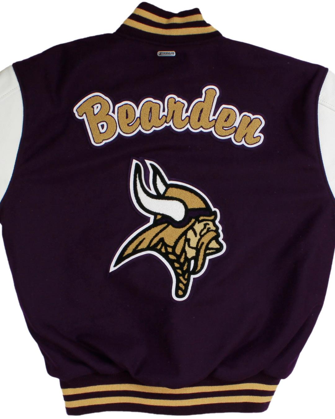 North Kitsap High School Vikings Letterman Jacket, Poulsbo, WA - Back