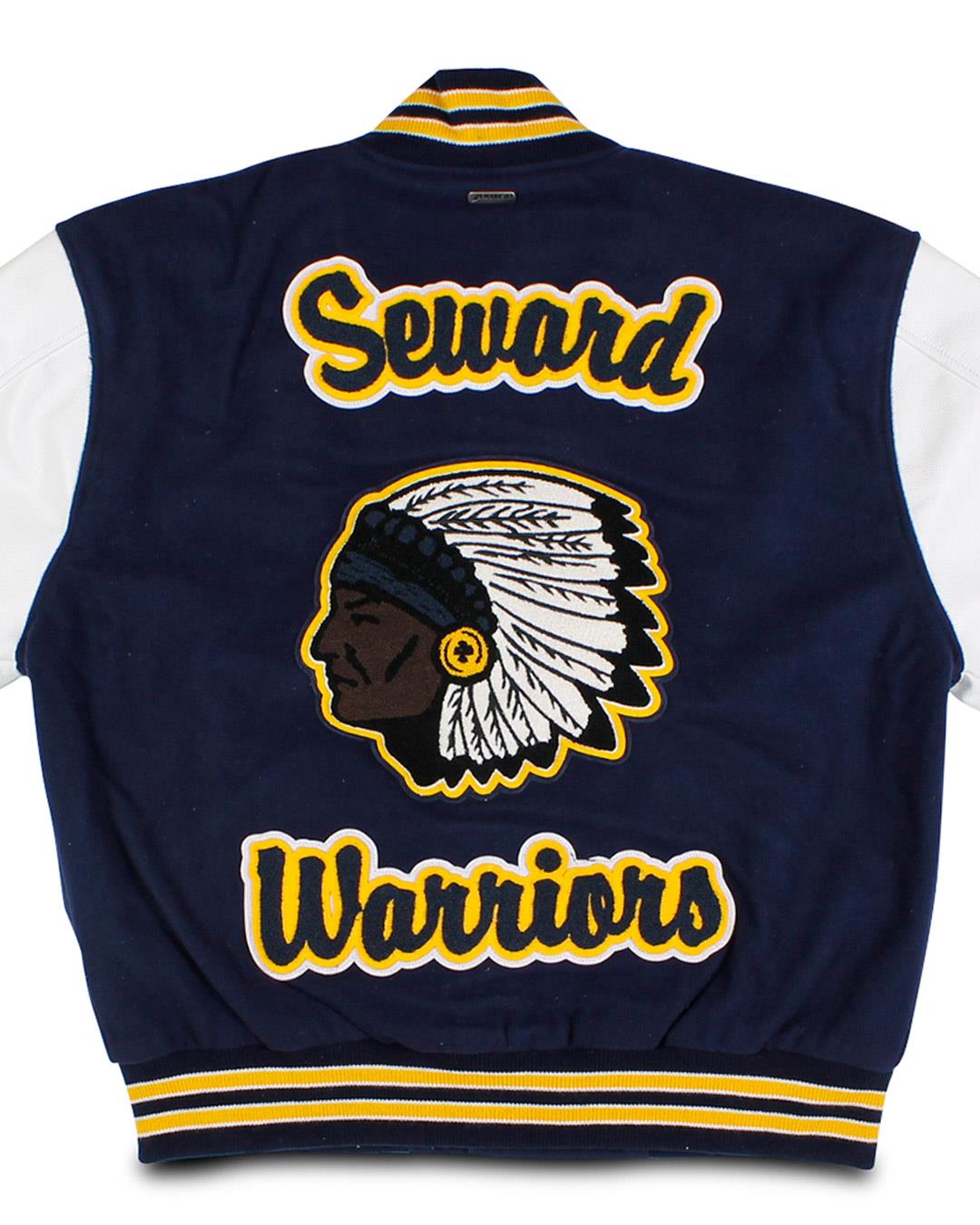 Meridian High School Letterman Jacket, Meridian ID - Front